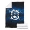 Galaxy Pug Premium Blanket