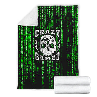 Crazy Gamer Premium Blanket - gaming bestseller