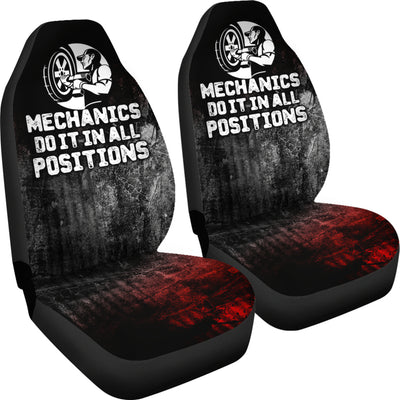 Mechanic Positions Car Seat Covers (set of 2)