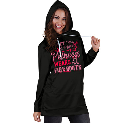 This Princess Wears Fire Boots Hoodie Dress