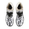 Barber Mens Faux Fur Leather Boots