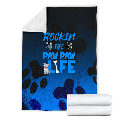 Rockin Paw Paw Life Pit Bull Premium Blanket