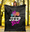 Jeep Girl Premium Blanket