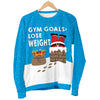 Gym Goals Men's Ugly Xmas Sweater
