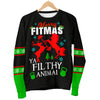 Merry Fitmas Ya Filthy Animal Men's Ugly Xmas Sweater