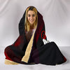 Just A Mom Who Loves Wine Hooded Blanket