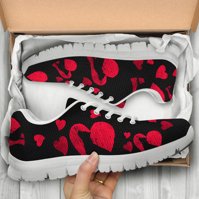 Pit Hearts Sneakers White Soles