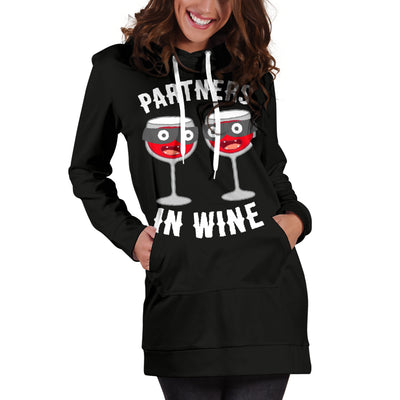 Partners In Wine Hoodie Dress