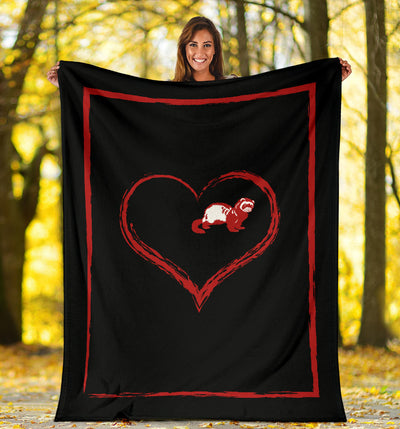 Love Ferrets Premium Blanket