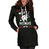 Merry Pitmas Hoodie Dress