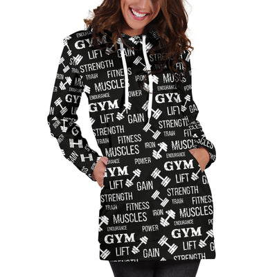 Gym Strength Hooded Dress