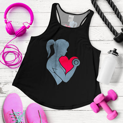 Women Loving Fitness Racerback Tank