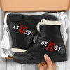 Beast Mens Faux Fur Leather Boots
