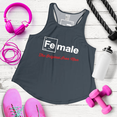 The Original Iron Man Women's Racerback Tank