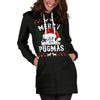 Merry Pugmas Hoodie Dress