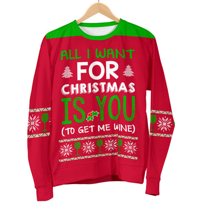 Get Me Wine Women's Ugly Xmas Sweater