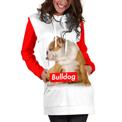 Bulldog Hoodie Dress