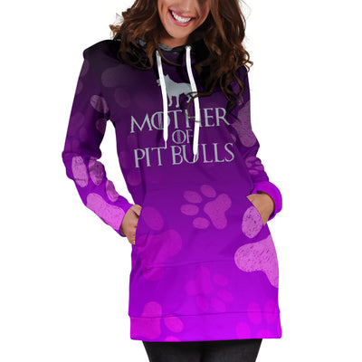 Mother of Pit Bulls Hoodie Dress