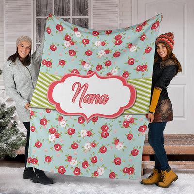 Nana Floral Premium Blanket