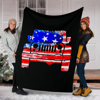 American Jeep Premium Blanket