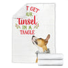 Don't Get Your Tinsel in a Tangle Pit Bull Premium Blanket