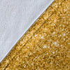 Gold Christmas Present Premium Blanket