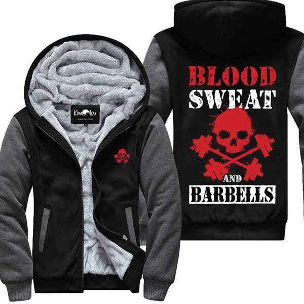 Blood Sweat and Barbells - Gym Jacket