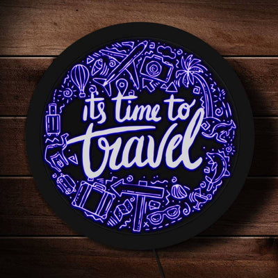 It's Time To Travel Color Changing Wall Light