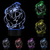 Custom English Bulldog 3D LED Night Light