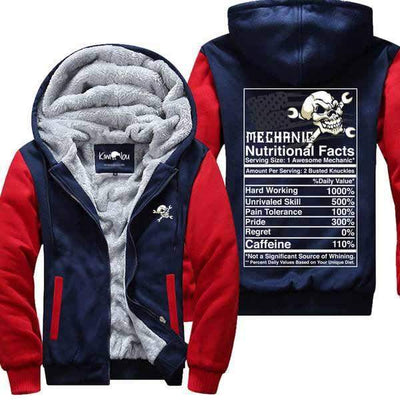 Mechanic Nutritional Facts Jacket