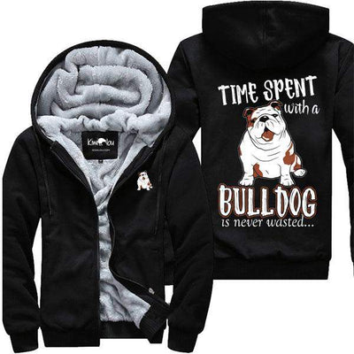 Time Spent With A Bulldog - Jacket - KiwiLou