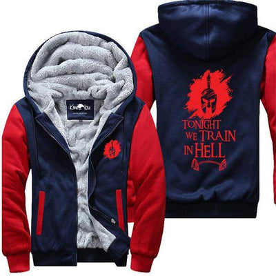 Tonight We Train In Hell (Spartan Barbell) - Gym Jacket