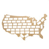 USA Wine Cork Map - wine bestseller
