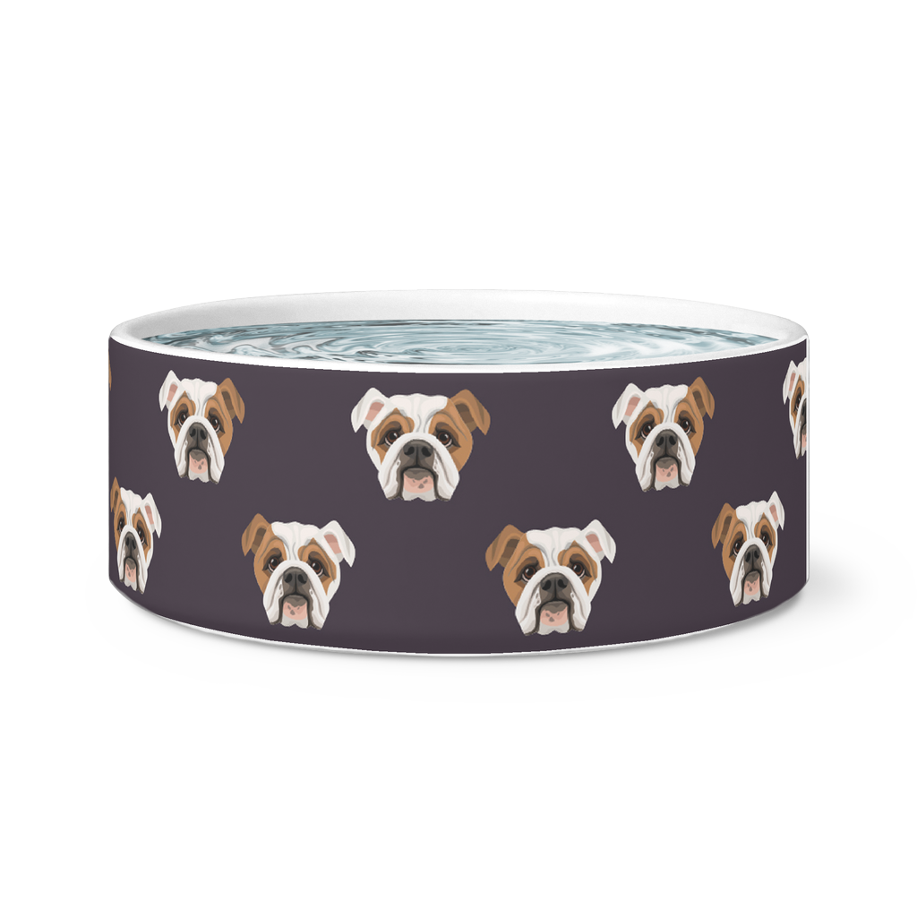 Bulldog Dog Bowl